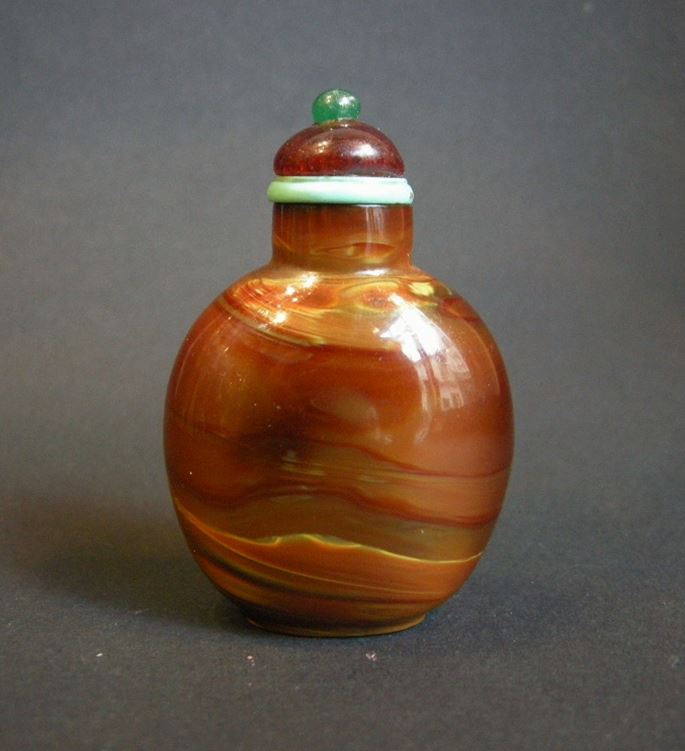 Snuff bottle imitating the realgar - Qianlong period | MasterArt